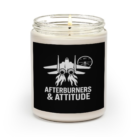 Afterburners and Attitude air force pilot Scented Candles