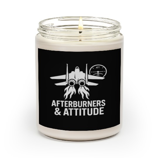 Afterburners and Attitude air force pilot Scented Candles
