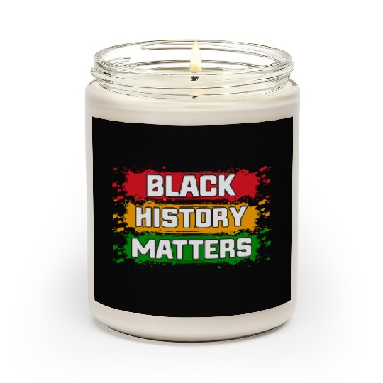 Juneteenth Pride Black History Matters Scented Candles
