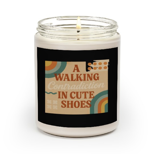 A Walking Contradiction in Cute Shoes - Retro Scented Candles