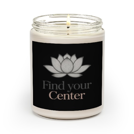 Find Your Center Lotus Scented Candles