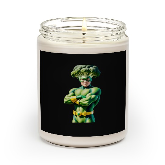 Broccoli Superhero Scented Candles