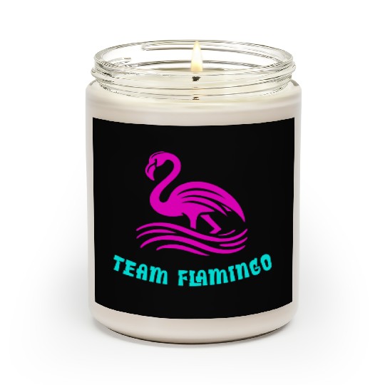 Team Flamingo Scented Candles