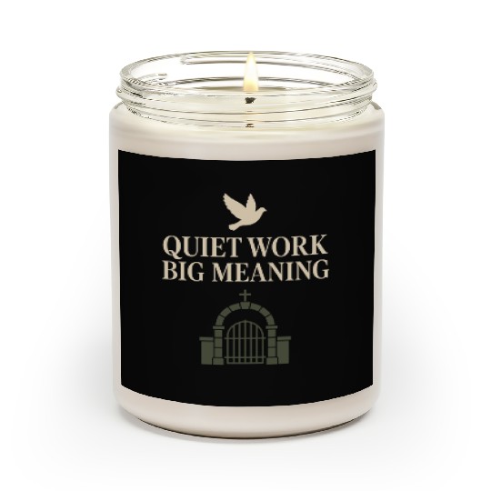 Cemetery Worker Groundskeeper Graveyard Memorial Scented Candles