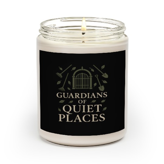 Cemetery Worker Groundskeeper Graveyard Memorial Scented Candles