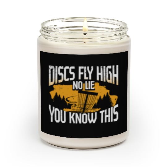 Disc Golf Ultimate Frisbee Discgolf Scented Candles