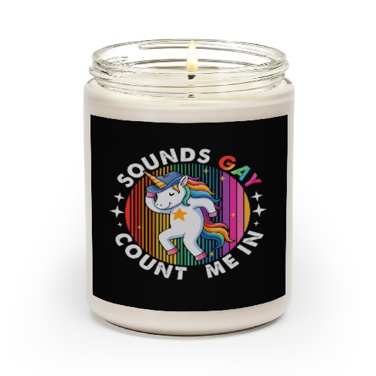 Dancing Unicorn Cowboy Hat Scented Candles