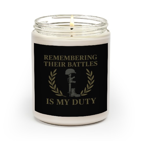 Military Historian Battlefield Research War Scented Candles