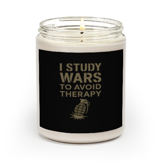 Military Historian Battlefield Research War Scented Candles