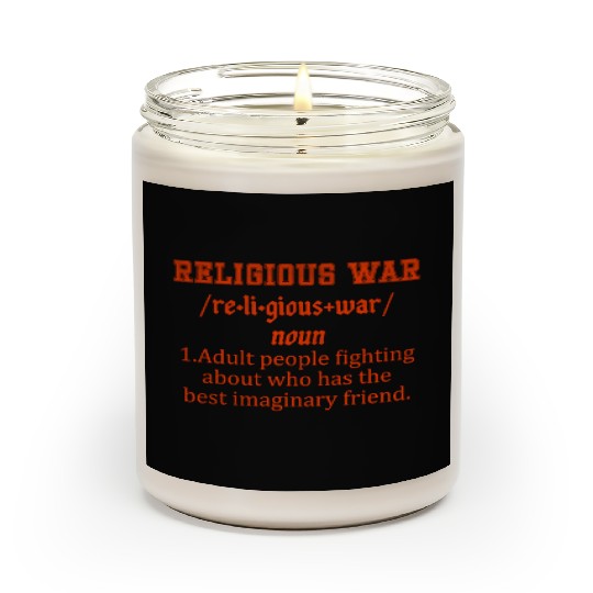 Religious war definition adult people fighting Scented Candles