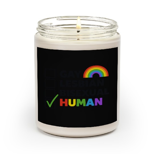 Gay Lesbian Bisexual Human Scented Candles
