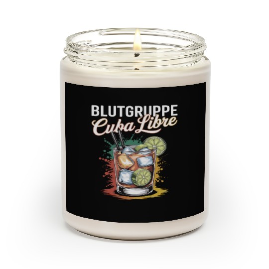 Blutgruppe Cuba Libre Cocktail Bartender Scented Candles