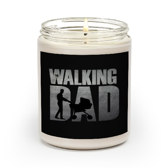 The Walking Dad Funny Father Design Scented Candles