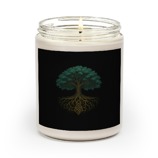 Ancient Yggdrasil Tree of Life – Celtic Forest Roo Scented Candles
