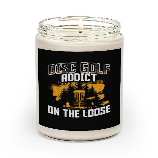 Disc Golf Ultimate Frisbee Scented Candles