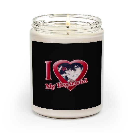I Love My BF – Cute Minimal Logo Scented Candles