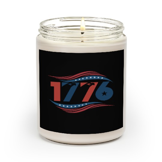 4th of july usa flag 1776 Scented Candles