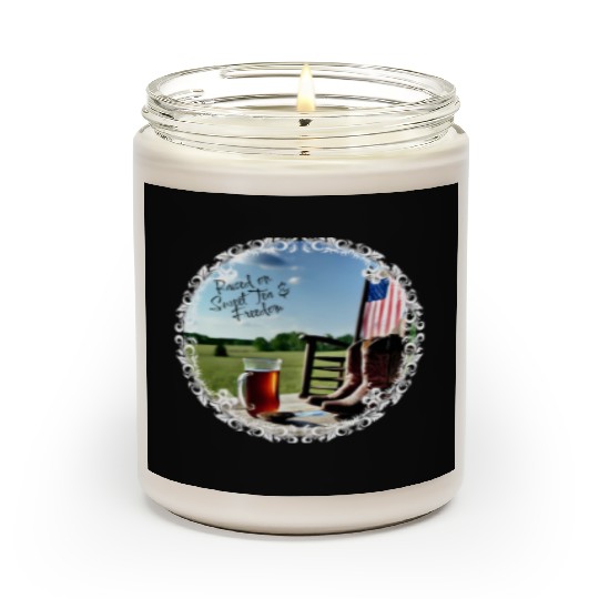 Raised On Sweet Tea & Freedom Scented Candles