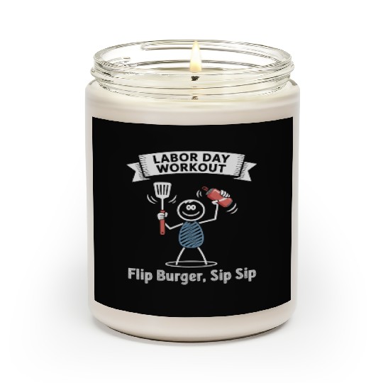 Workout Reps of Flip Burger Sip Sip Labor Day Scented Candles