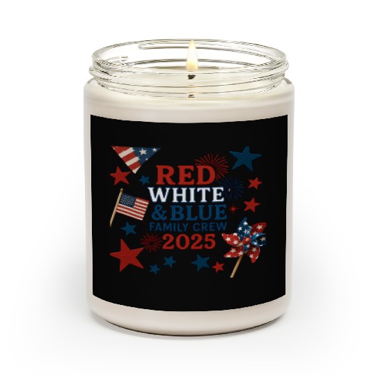 4th of July Patriotic Family Scented Candles