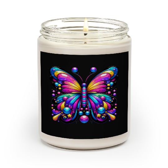 Colorburst Fantasy Butterfly Scented Candles