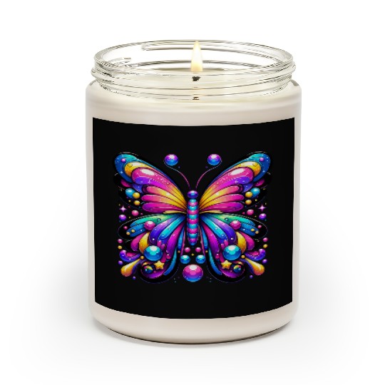 Colorburst Fantasy Butterfly Scented Candles