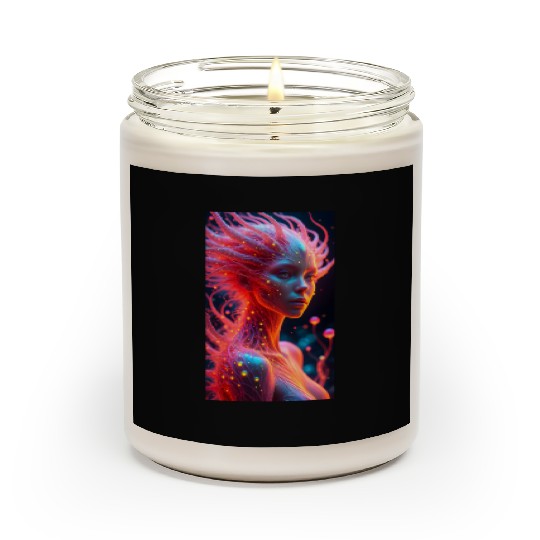 Digital Phoenix - Ethereal Woman with Etherea Ener Scented Candles