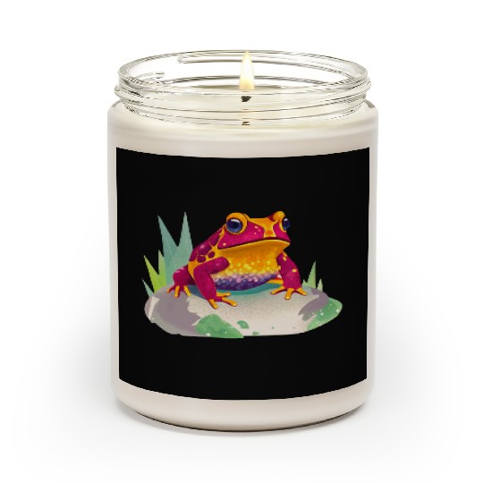 Rainbow Frog Fiesta Scented Candles