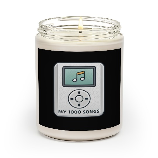 My 1000 Songs MP3 Player Retro 2000s Y2K Scented Candles
