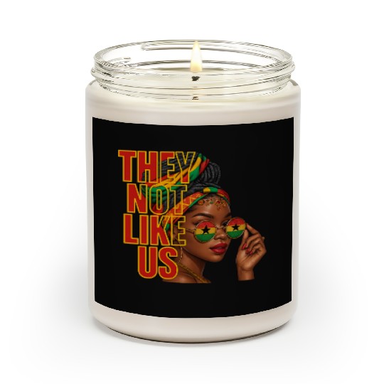 They Not Like Us Afro Queen Scented Candles