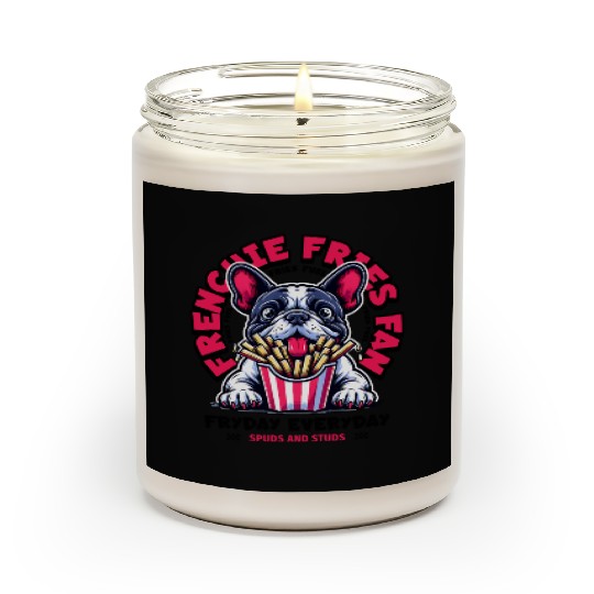 Frenchie Fries Fan Scented Candles