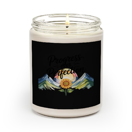 Motivational Growth Mindset Quote Scented Candles