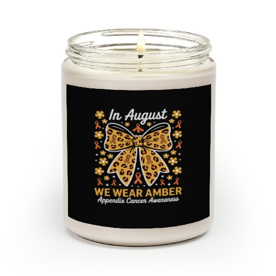 Coquette Bow In August We Wear Amber Appendix Scented Candles