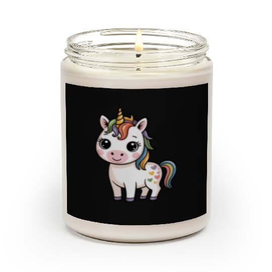 Believe in Magic – Cute Rainbow Unicorn Fantasy Scented Candles