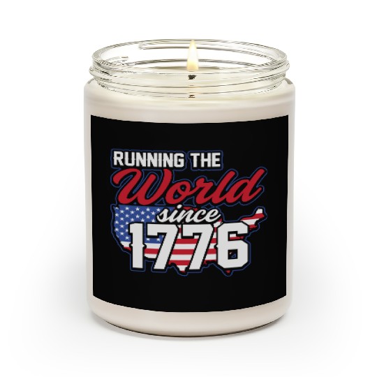 Running the World since 1776 - USA Patriot Design Scented Candles