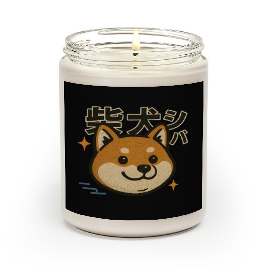 Kawaii Shiba Inu Japanese Scented Candles
