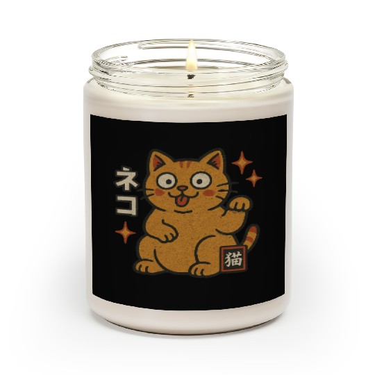 Lucky Cat Japanese Scented Candles
