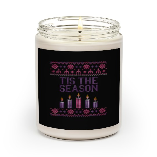 Tis The Season Advent Lenten Season Christmas Scented Candles