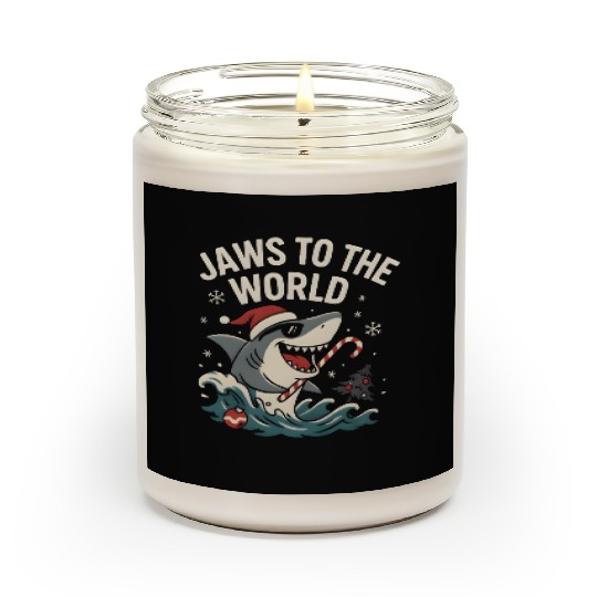 Jaws to the World – Christmas Shark Attack Scented Candles