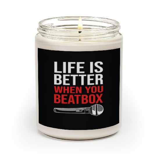 Beatbox Rap Hip Hop Music Scented Candles