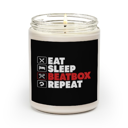 Beatbox Rap Battle Music Beatboxer Scented Candles