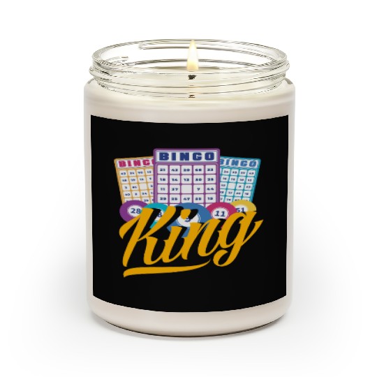 Bingo King Bingo Player Fun Vibes Scented Candles
