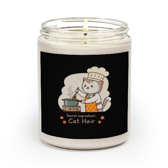 Gourmet Cat Hair Cuisine Scented Candles