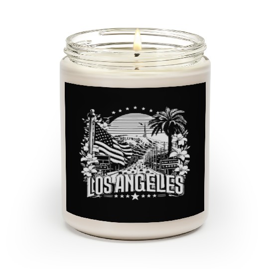 LOS ANGELES Design with Sunset Boulvard Scented Candles