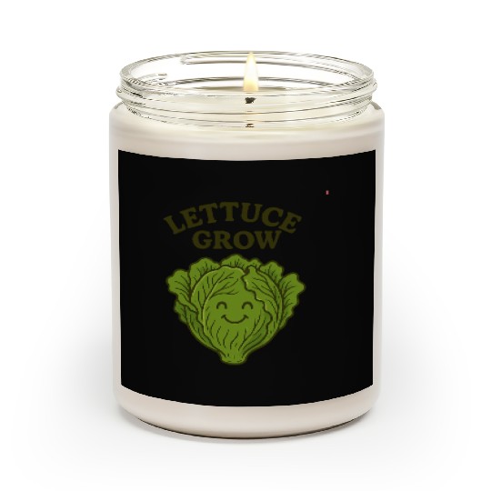 Vegetable Gardening Lettuce Scented Candles