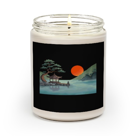 Serene Sunset by Traditional Water Pavilion Scented Candles
