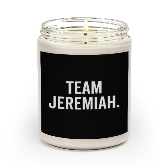 Team Jeremiah Scented Candles