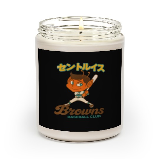 Vintage St Louis Browns Baseball Japan Version Scented Candles