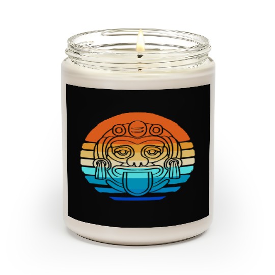 Mayan And Aztec Symbols Indigenous Tribe Scented Candles