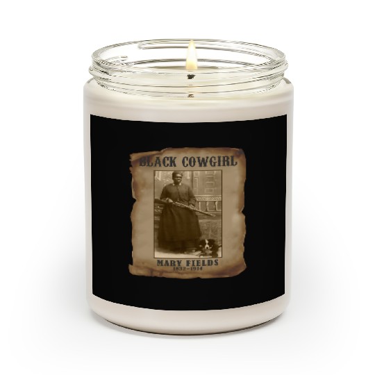 Black Cowgirl Mary Fields Western Rodeo Texas Scented Candles